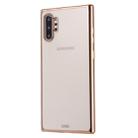 For Galaxy Note 10+ GEBEI Plating TPU Shockproof Protective Case(Gold) - 3