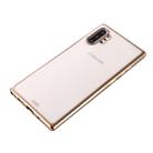 For Galaxy Note 10+ GEBEI Plating TPU Shockproof Protective Case(Gold) - 4