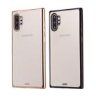 For Galaxy Note 10+ GEBEI Plating TPU Shockproof Protective Case(Gold) - 7