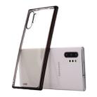 For Galaxy Note 10+ GEBEI Plating TPU Shockproof Protective Case(Black) - 1