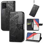 Butterfly Love Flowers Embossed Horizontal Flip Leather Case with Holder & Card Slots & Wallet & Lanyard For vivo IQOO 7(Black) - 1