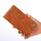 For iPhone 13 Pro Non-Magnetic Retro Texture Horizontal Flip Leather Case with Holder & Card Slots & Wallet (Brown) - 6