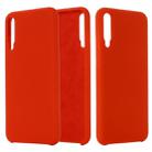 For Huawei Honor Play 3 Solid Color Liquid Silicone Dropproof Full Coverage Protective Case(Red) - 1