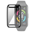 For Huawei Band 6 / 6 Pro / Honor Band 6 Full Coverage TPU Electroplating Protective Case Cover(Black) - 1