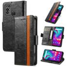 For Doogee X96 Pro CaseNeo Business Splicing Dual Magnetic Buckle Horizontal Flip PU Leather Case with Holder & Card Slots & Wallet(Black) - 1