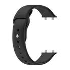 For Meizu Watch Silicone Watch Band, Size: One Size(Black) - 1