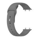 For Meizu Watch Silicone Watch Band, Size: One Size(Dark Grey) - 1