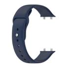 For Meizu Watch Silicone Watch Band, Size: One Size(Midnight Blue) - 1