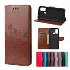 Butterfly Flower Pattern Horizontal Flip Leather Case with Holder & Card Slots & Wallet For Wiko Power U30(Brown) - 1