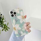 Bright Surface Flowers Pattern Shockproof Protective Case For iPhone 13(Lily) - 1