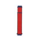 For Samsung Galaxy Watch3 41mm Nylon Loop Watch Band(Red) - 1