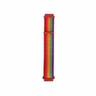 For Samsung Galaxy Watch3 41mm Nylon Loop Watch Band(Rainbow) - 1