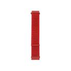 For Samsung Galaxy Watch4 Classic/Watch4 Nylon Loop Watch Band(China Red) - 1