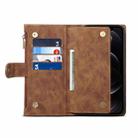 Retro Frosted Horizontal Flip Leather Case with Holder & Card Slot & Wallet & Zipper Pocket & Lanyard For iPhone 11 Pro Max(Brown) - 5