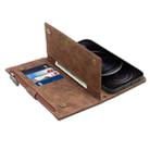 Retro Frosted Horizontal Flip Leather Case with Holder & Card Slot & Wallet & Zipper Pocket & Lanyard For iPhone 11 Pro Max(Brown) - 7