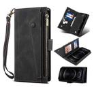 Retro Frosted Horizontal Flip Leather Case with Holder & Card Slot & Wallet & Zipper Pocket & Lanyard For iPhone 11 Pro(Black) - 1