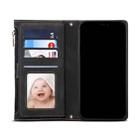 For Samsung Galaxy Note20 Ultra Retro Frosted Horizontal Flip Leather Case with Holder & Card Slot & Wallet & Zipper Pocket & Lanyard(Black) - 4