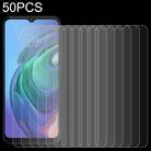 For Motorola Moto G10 Power 50 PCS 0.26mm 9H 2.5D Tempered Glass Film - 1