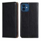 For iPhone 13 PU + TPU Gloss Oil Solid Color Magnetic Horizontal Flip Leather Case with Holder & Card Slot & Wallet(Black) - 1