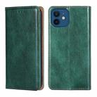 For iPhone 13 PU + TPU Gloss Oil Solid Color Magnetic Horizontal Flip Leather Case with Holder & Card Slot & Wallet(Green) - 1