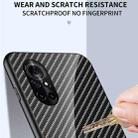 For Huawei nova 8 Pro Gradient Carbon Fiber Texture TPU Border Tempered Glass Case(Gold Fiber) - 7