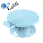 10W Multifunctional Universal Horizontal / Vertical Flash Charging Wireless Charger Bluetooth Speaker with USB Interface(Cyan Blue) - 1