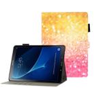 For Galaxy Tab A 10.1 T580 3D Embossing Pattern Horizontal Flip Leather Case with Holder & Card Slots & Wallet(Sand) - 1