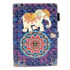 For iPad Mini 5 / 4 / 3 / 2 / 1 3D Embossing Pattern Horizontal Flip Leather Case with Holder & Card Slots & Wallet(Elephant) - 2