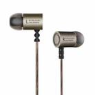 KZ ED4 Standard Version 3.5mm L Type Plug In-Ear Style Wired Earphone, Cable Length: 1.2m(Grey) - 1