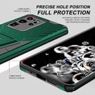For Samsung Galaxy S20 Ultra Super V Armor PC + TPU Shockproof Case with Invisible Holder(Dark Green) - 4