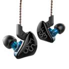 KZ ES3 Standard Version 3.5mm Hanging Ear Sports Design In-Ear Style Wired Earphone, Cable Length: 1.2m(Blue) - 1