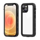 For iPhone 13 mini RedPepper Transparent Dot Shockproof Waterproof PC + TPU Protective Case (Black) - 1