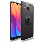 For Xiaomi Redmi 8A lenuo Shockproof TPU Protective Case with Invisible Holder(Black) - 1