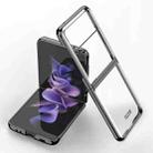 For Samsung Galaxy Z Flip3 5G GKK Phantom TPU + Plating Protective Case(Black) - 1