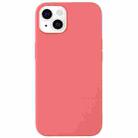 Fully Wrapped Shockproof Silicone Protective Case For iPhone 13 mini(Pink Orange) - 1