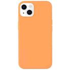 Fully Wrapped Shockproof Silicone Protective Case For iPhone 13(Orange) - 1