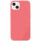 Fully Wrapped Shockproof Silicone Protective Case For iPhone 13(Pink Orange) - 1