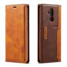 For Huawei Mate 20 Lite LC.IMEEKE LC-001 Series PU + TPU Color Matching Frosted Horizontal Flip Leather Case with Holder & Card Slot(Brown) - 1