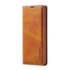 For Huawei P30 LC.IMEEKE LC-001 Series PU + TPU Color Matching Frosted Horizontal Flip Leather Case with Holder & Card Slot(Brown) - 2