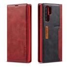 For Huawei P30 Pro LC.IMEEKE LC-001 Series PU + TPU Color Matching Frosted Horizontal Flip Leather Case with Holder & Card Slot(Red) - 1