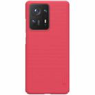 For Xiaomi Mi Mix 4 NILLKIN Frosted Concave-convex Texture PC Case(Red) - 1