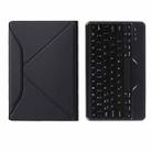 BM12 Diamond Texture Detachable Bluetooth Keyboard Leather Tablet Case with Pen Slot & Triangular Back Support For Lenovo Pad Plus 11 inch TB-J607F / Tab P11 11 inch TB-J606F(Black) - 2
