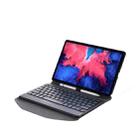 BM12 Diamond Texture Detachable Bluetooth Keyboard Leather Tablet Case with Pen Slot & Triangular Back Support For Lenovo Pad Plus 11 inch TB-J607F / Tab P11 11 inch TB-J606F(Black) - 5