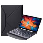 BM13 Diamond Texture Detachable Bluetooth Keyboard Leather Tablet Case with Pen Slot & Triangular Back Support For Lenovo Pad Pro 11.5 inch 2021 TB-J716F / Tab P11 Pro 11.5 inch TB-J706F(Black) - 1