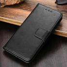 For iPhone 13 Pro Max Crystal Texture Horizontal Flip Leather Case with Holder & Card Slots & Wallet (Black) - 1