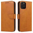 For iPhone 13 Pro Calf Texture Buckle Horizontal Flip Leather Case with Holder & Card Slots & Wallet (Khaki) - 1