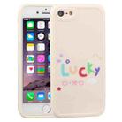 Lucky Letters TPU Soft Shockproof Case For iPhone 6 / 6s(Creamy-white) - 1