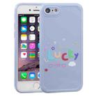 Lucky Letters TPU Soft Shockproof Case For iPhone 6 / 6s(Blue) - 1