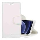 GOOSPERY SONATA DIARY Horizontal Flip Leather Case with Holder & Card Slots & Wallet For iPhone 13 mini(White) - 1