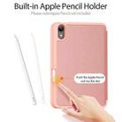 DUX DUCIS Domo Series Horizontal Flip Magnetic TPU + PU Leather Tablet Case with Three-folding Holder & Pen Slot For iPad Mini 6(Pink) - 2